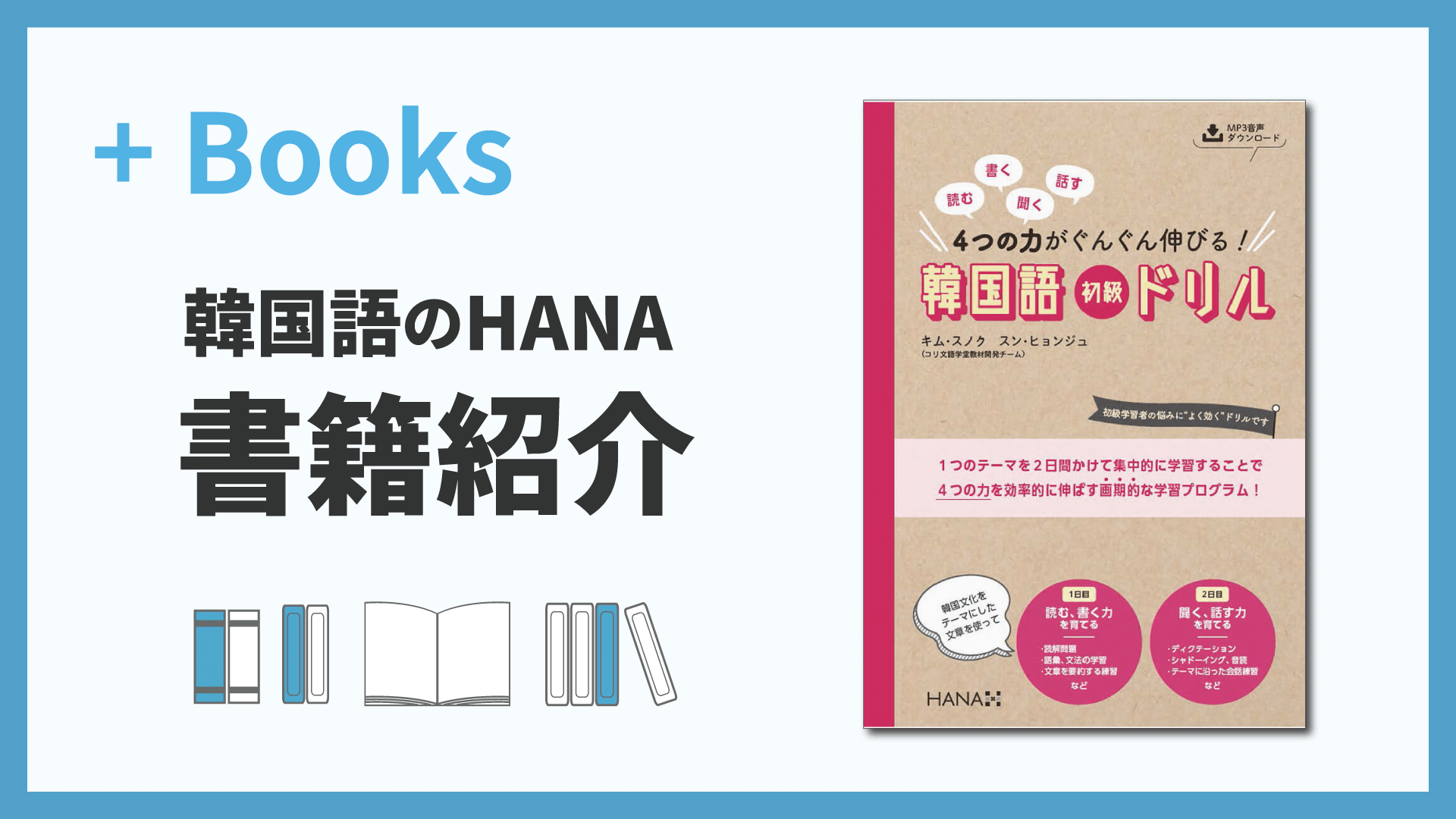 読む、書く、聞く、話す 4つの力がぐんぐん伸びる！韓国語初級ドリル