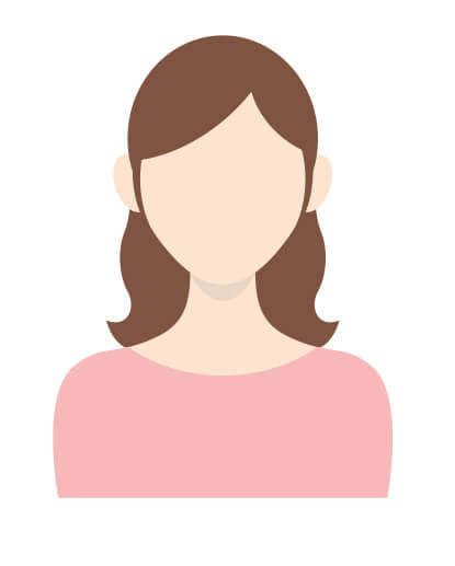 女性のシルエット