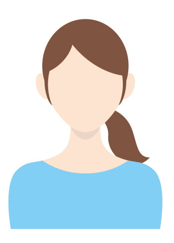 女性のシルエット