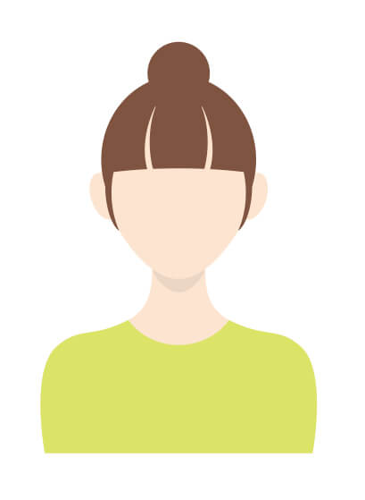 女性のシルエット